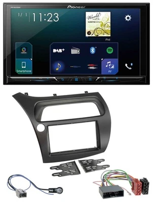 Pioneer MP3 Bluetooth USB 2DIN DAB Autoradio für Honda Civic (2006-2012) - Bild 1 von 4