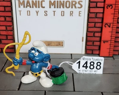 Smurf Smurfs Schlumpf Figure - Peyo / Schleich - Lion Tamer Smurf - 20115  #1488 - Image 1 of 2