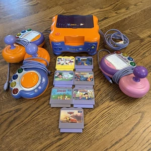 VTech V.Smile TV Learning System Console, 3 Controllers, 7 Games, Untested As Is - Picture 1 of 21