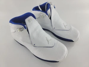 Talla 10.5 - Air Jordan 18 OG 2003 Blanco Sport Royal - Imagen 1 de 15