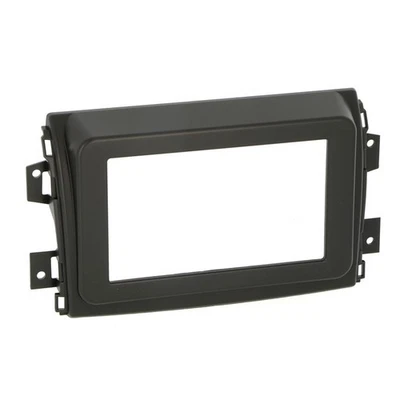 2DIN Façade Autoradio Façade Cadre (noir mat, sans cadre) pour Fiat Ducato 2021+ - Photo 1/3