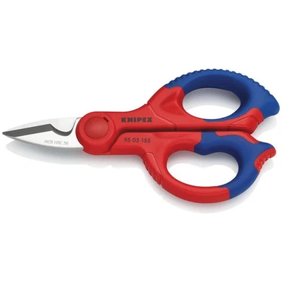 Knipex Electricians Cable Shears 15mm Integrated Cable Cutter 95 05 155SB - Image 1 of 2