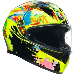 Casco Moto Integral AGV K3 E22.06 Invierno Test 19 Réplica Vale Rossi TG M - Imagen 1 de 7