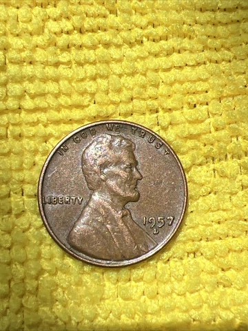 1957 D LINCOLN WHEAT PENNY Cover