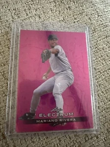 Mariano Rivera 2024 Leaf Electrum #45 Pink SP 5/15 HOF Yankees - Picture 1 of 5
