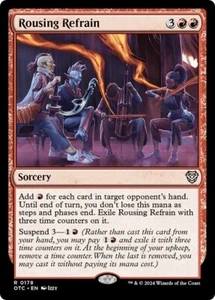 ROUSING REFRAIN mtg NM-M Commander Outlaws of Thunder Junction Rare - Picture 1 of 1