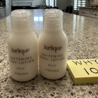 X2 JURLIQUE Softening Body Lotion ROSE 1oz/30mL EA.  EXP 4/2025 TRAVEL SZ QTY. 2 - Image 1 of 4