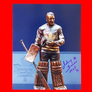 Autogrammiert Johnny Bower Toronto Ahornblätter Legenden Reihe Foto - X3 - Bild 1 von 2