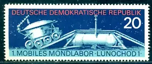 1971 Lunokhod 1/Moon Walker/Primo robot telecomandato ""rover"", DDR, 1659, MNH - Foto 1 di 1