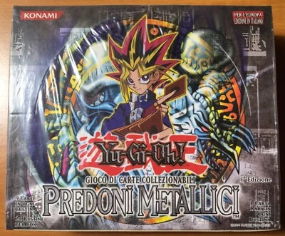 YU GI OH Predoni Metallici Box sigillato prima edizione italiano konami carte - Immagine 1 di 4
