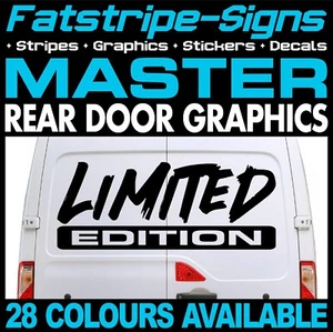 passend für RENAULT MASTER LIMITED EDITION AUFKLEBER GRAFIK CAMPER VAN WOHNMOBIL - Bild 1 von 2