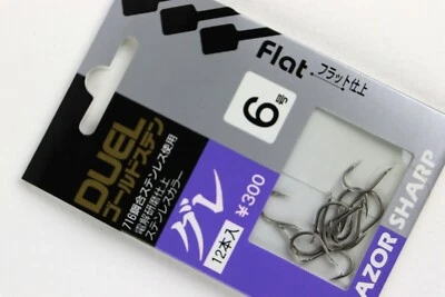 1 Bustina 12 pz Ami DUEL Inox, Ref.K545, S:6, in acciaio, sarago/orata AB251