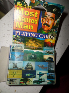 Desert Storm World’s Most Wanted Man Playing Cards Saddam Hussein Arabic In Box