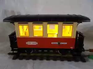 WARM WHITE LED LIGHT KIT 7/24V DC LGB SMALL COACH PASSENGER CAR G SCALE TRAIN - Picture 1 of 2