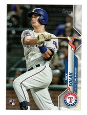 2020 Topps Nick Solak Rookie Card RC Texas Rangers