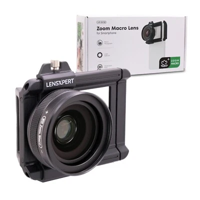 LensXpert® 10X-20X Macro Lens for Smartphone, Universal Clip-On HD Close-Up Lens - Image 1 of 4