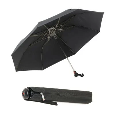 Knirps Taschenschirm Topmatic SL Black Regenschirm Cityschirm Schirm  - Bild 1 von 4