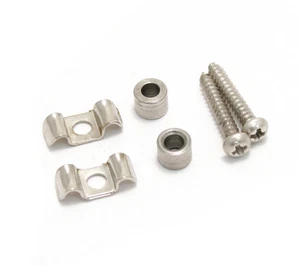 (2) Genuine Fender Chrome American Vintage Strat/Tele String Guides 099-4910-000 - Picture 1 of 1