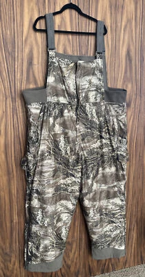 Mens REALTREE size 3XL XXXL Realtree Camo Mid Weight Quilt Lined Bib Overalls - Image 1 of 4