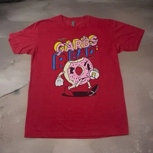 Funny Gym T Shirt Work Out ‘Carbs R Bad’ Wiseguy Donut Medium Grunge M - Picture 1 of 24