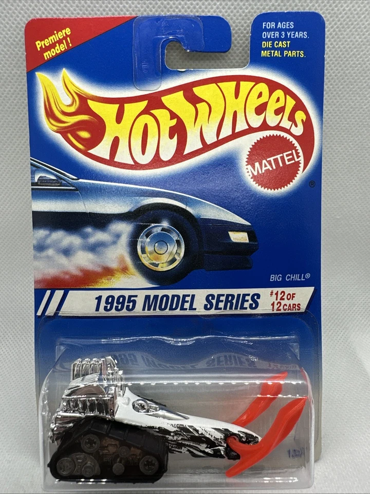 Big Chill Snow Machine Hot Wheels 1995 First Editions 1 of 12 Black Tampo
