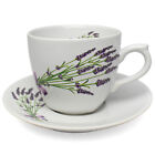 Tasse 0,2 l + Untertasse im Set - Trinktasse - Tee- Kaffeetasse Keramik Lavendel