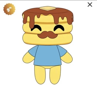 Youtooz * Mrpancake4343 * 9 Inch Plush *NEW In Original Packaging