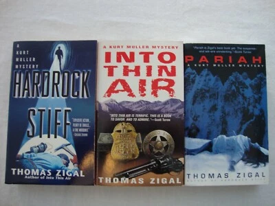 3 new THOMAS ZIGAL pb books KURT MULLER paperbacks PARIAH, HARDROCK fiction Foto 1 de 4