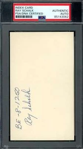 Ray Schalk PSA DNA Coa Signed 3x5 Index Card Autograph - Picture 1 of 1