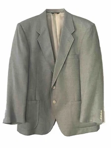 Farah Men’s 44R 2 Button Blazer Suit Coat Light Green Pistachio Light Weight - Picture 1 of 13