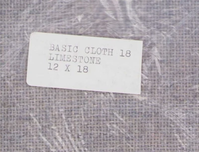 18 ct Cross Stitch Fabric Limestone 12x18" BELFAST Linen - Image 1 of 2