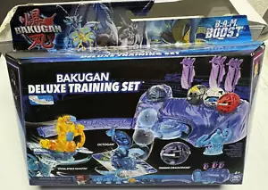 Bakugan Deluxe Training set W/SPEC ATTACK MANTID, OCTOGAN & TITANIUM DRAGONOID - Picture 1 of 3
