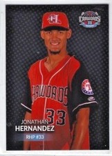 2017 Hickory Crawdads (High A-Texas Rangers) Jonathan Hernandez