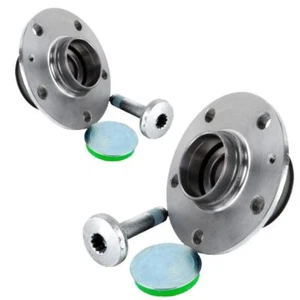Par de kits de rodamientos de ruedas con buje trasero para VW Golf Plus 2005-2015 anillo ABS Inc - Imagen 1 de 3