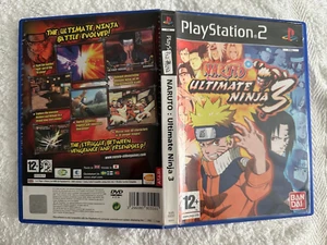 NARUTO ULTIMATE NINJA 3 Sony Playstation 2 PS2 PAL UK English CIB - Picture 1 of 2