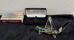 Case XX Medal Of Honor Clear Corelon Slant Bolsters Trapper Knife USA #AWTC54MOH - Picture 1 of 9