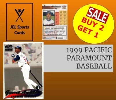 1999 PACIFIC PARAMOUNT BASEBALL~BASE SET~COMPLETE YOUR SET~YOU PICK~(19B) - Image 1 of 3