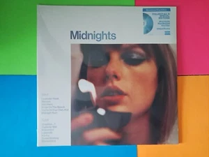 NEW - Taylor Swift - Midnights (Moonstone Blue Edition) Vinyl Record LP - Picture 1 of 2