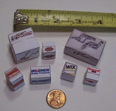 Гаражная диорама 1/24 коробка с основными деталями в ассортименте для вашего дисплея No2 - Изображение 1 из 4