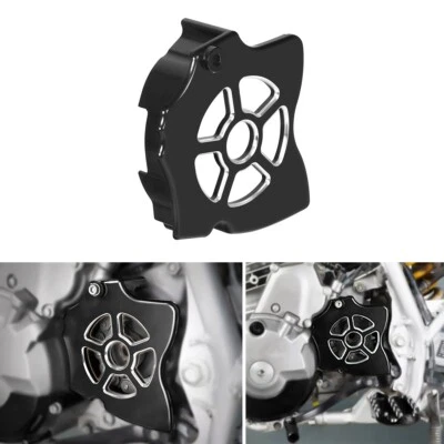 3D черный CNC передняя звездочка предохранительная крышка цепи чехол для HONDA XR650L 1993-2024 - Изображение 1 из 4