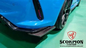Fit For Honda Civic Type R FL5 Rear Bumper Skirt Carbon Fiber - Picture 1 of 5