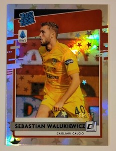 2020-21 CHRONICLES SEBASTIAN WALUKIEWICZ DONRUSS RATED ROOKIE BLUE ASTRO 08/16