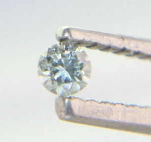 Diamante color azul aguamarina real 0,07 quilates 2,54-2,57 x 1,61 mm - Imagen 1 de 12