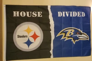 Pittsburgh/Casa de Baltimore dividida 3 x 5 bandera/bandera # 216 - Imagen 1 de 1
