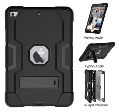 For iPad 11th 10th 9th 8th 7th 5th Gen Pro 11" M4 M5 Heavy Duty Stand Case Cover - Image 1 of 4
