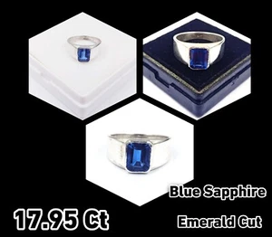 Anillo de plata esterlina 925 real de 17,95 quilates con certificación de 17,95 quilates NSL - Imagen 1 de 8