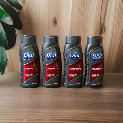 Dial para hombres MAGNÉTICO lavado corporal feromona que mejora la atracción 16 oz, 4 botellas Foto 1 de 4