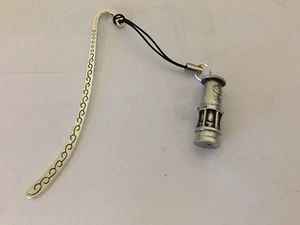 Davy Miners Lamp Pattern bookmark with cord 3D English pewter charm Box1 F - Picture 1 of 1