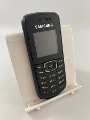 Samsung E1080i Black Unlocked 1.43" GSM 2G Mobile Button Phone Fault #C05 - Image 1 of 4