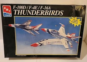 AMT Thunderbirds F-100D / F-4E / F-16A 1/72 Scale Model Kit No. 8228 - Picture 1 of 19